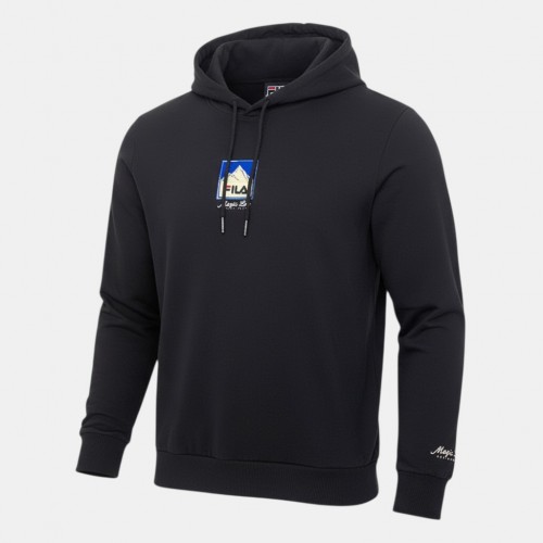 FILA Heritage Μαύρο Φούτερ με Κουκούλα / Pre Owned